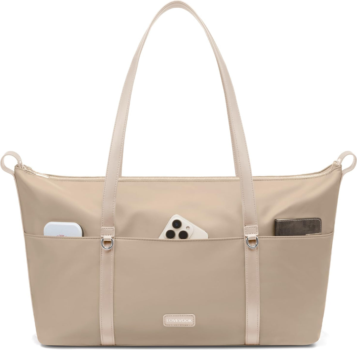Loveora Work Tote Bag for Women, 15.6 Inch Laptop Sleeve, Long Shoulder Strap | Work Tote Pack