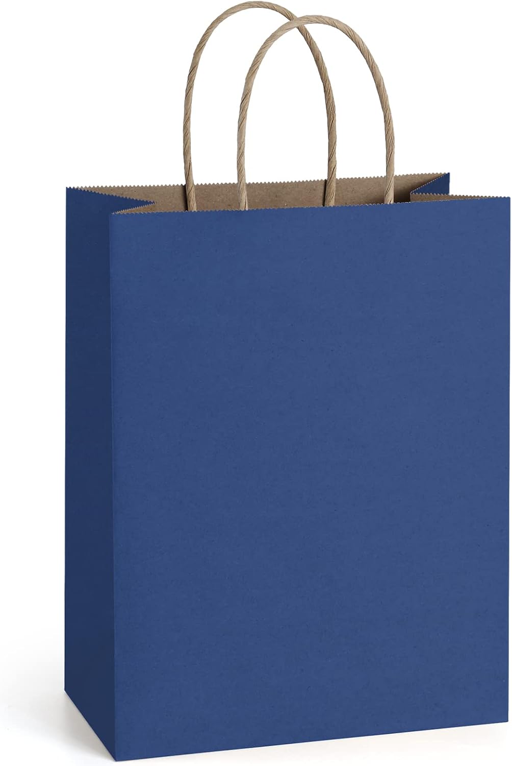 BagDmora Gift Bags with Handles, 5.25 x 3 x 8 Inch Small White Bags, 100 Pack