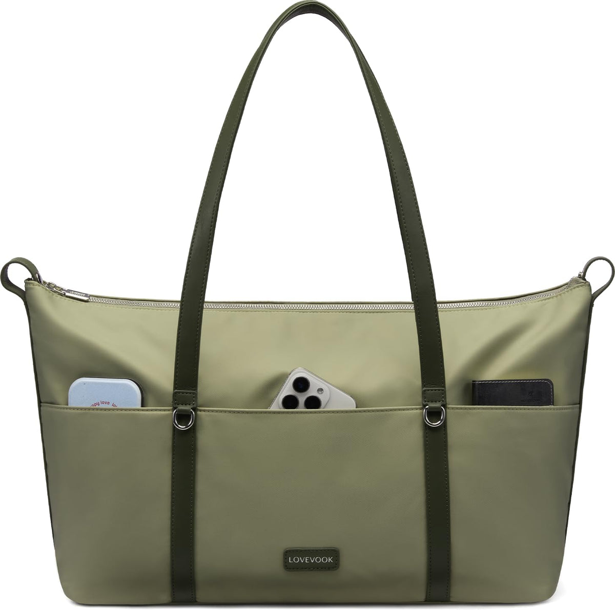 Loveora Work Tote Bag for Women, 15.6 Inch Laptop Sleeve, Long Shoulder Strap | Work Tote Pack