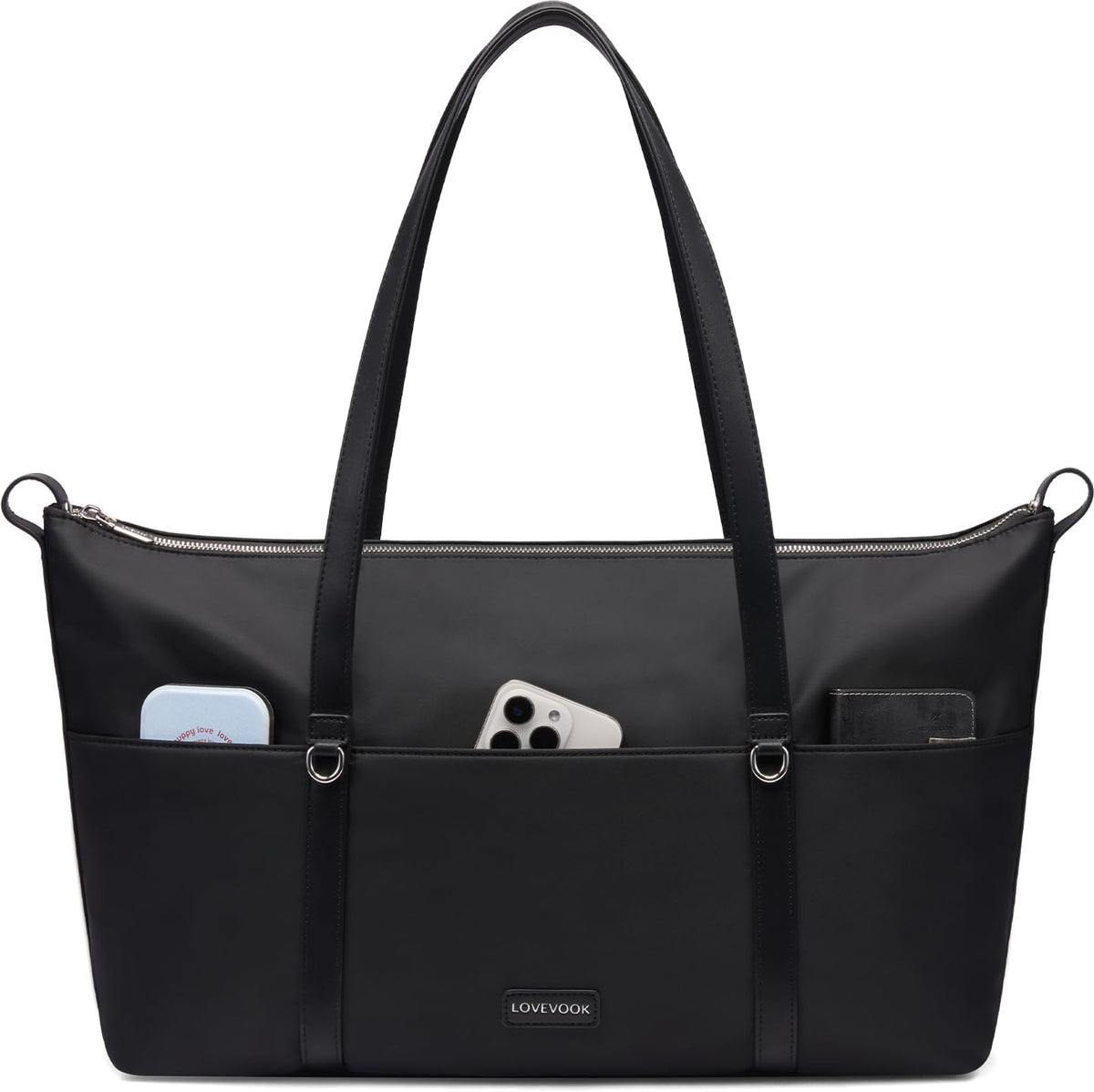 Loveora Work Tote Bag for Women, 15.6 Inch Laptop Sleeve, Long Shoulder Strap | Work Tote Pack
