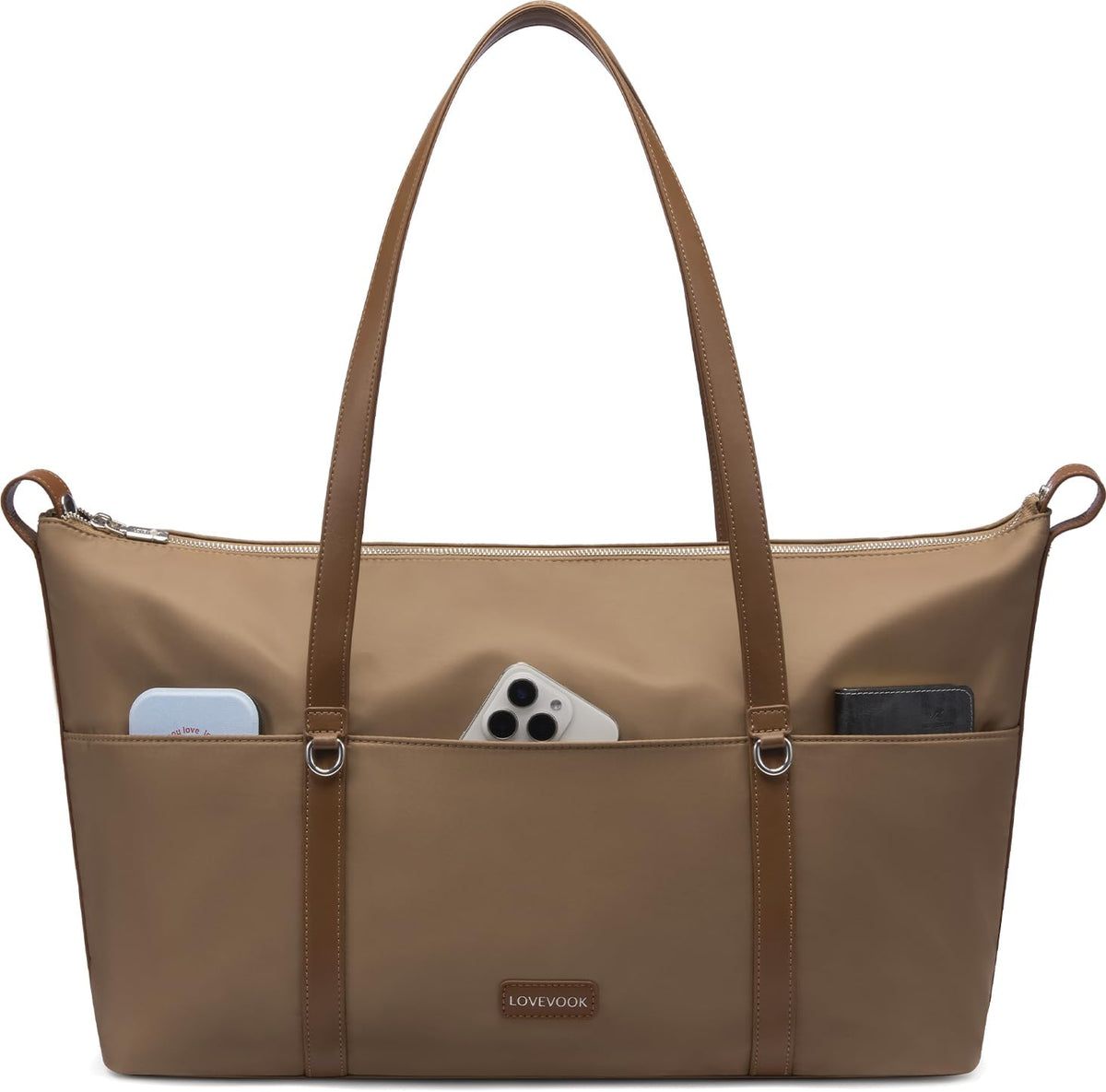 Loveora Work Tote Bag for Women, 15.6 Inch Laptop Sleeve, Long Shoulder Strap | Work Tote Pack