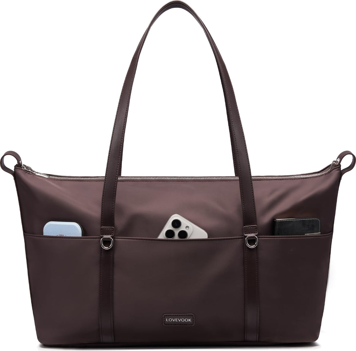 Loveora Work Tote Bag for Women, 15.6 Inch Laptop Sleeve, Long Shoulder Strap | Work Tote Pack