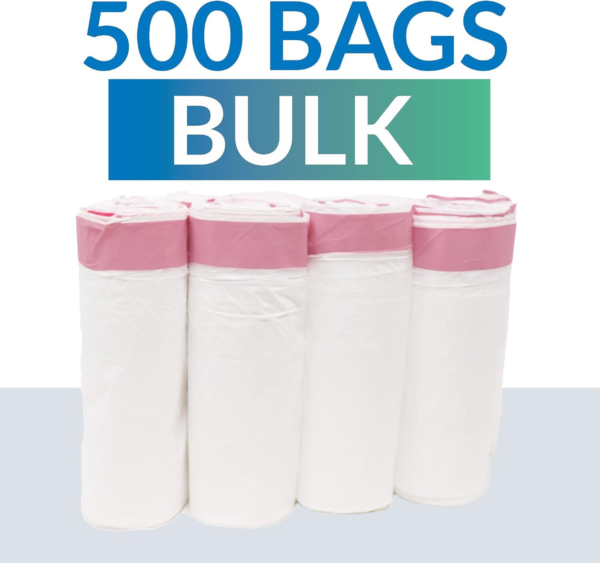 Relora Tall Kitchen Drawstring Trash Bags, 13 Gallon, 500 Count Bulk Value Pack Pack