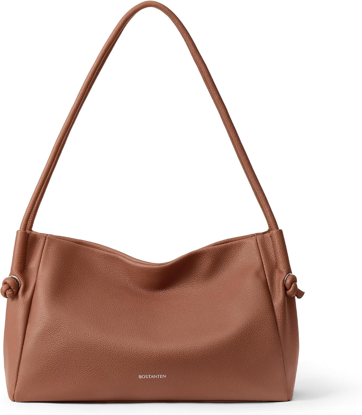 Boldsten Shoulder Bag for Women - Padded Vegan Leather Laptop Tote with Zipper Bag