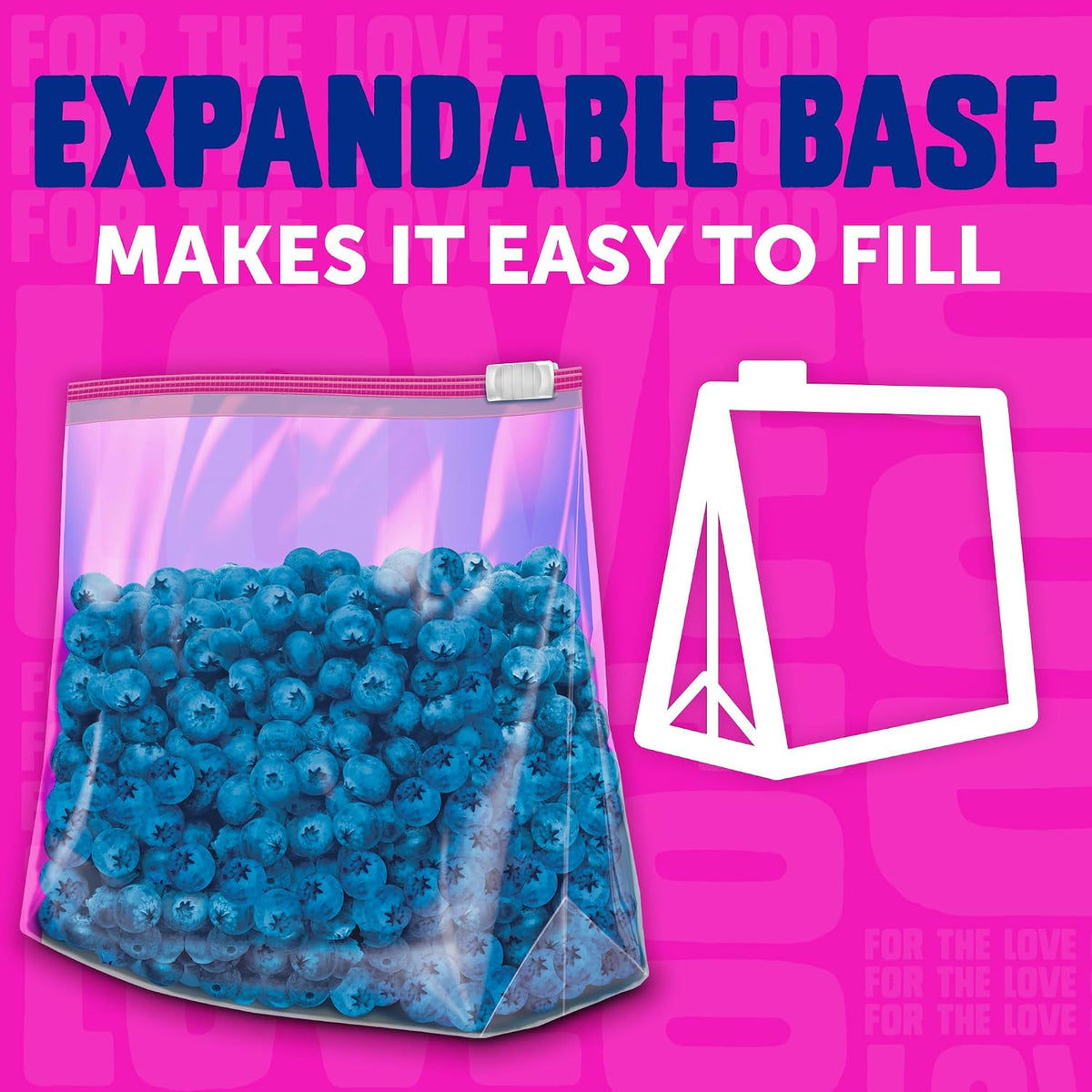 Ziplora Food Storage Slider Bags, 104 Total Bags, 26 Count Per Pack, Leakproof | 104 Count