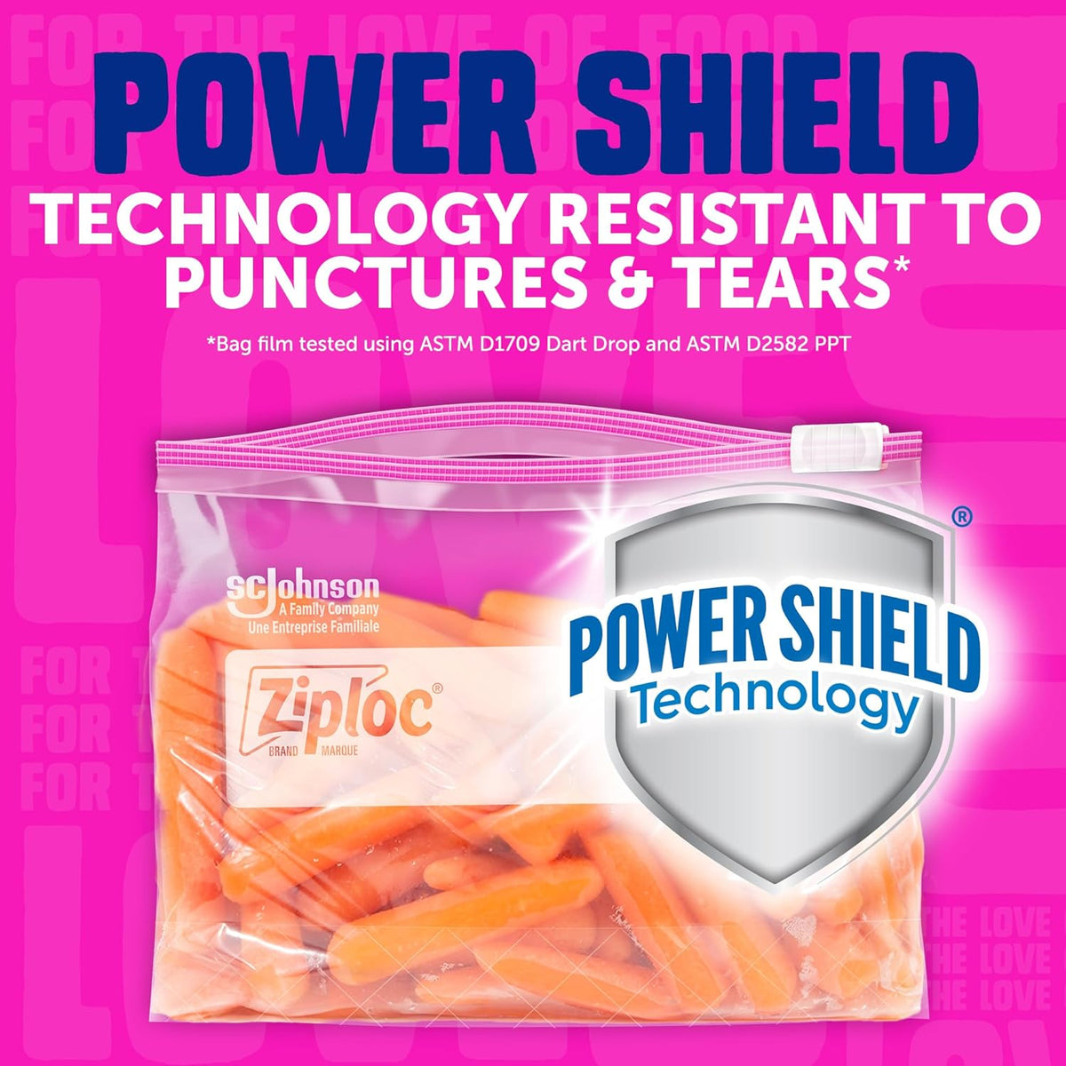 Ziplora Food Storage Slider Bags, 104 Total Bags, 26 Count Per Pack, Leakproof | 104 Count