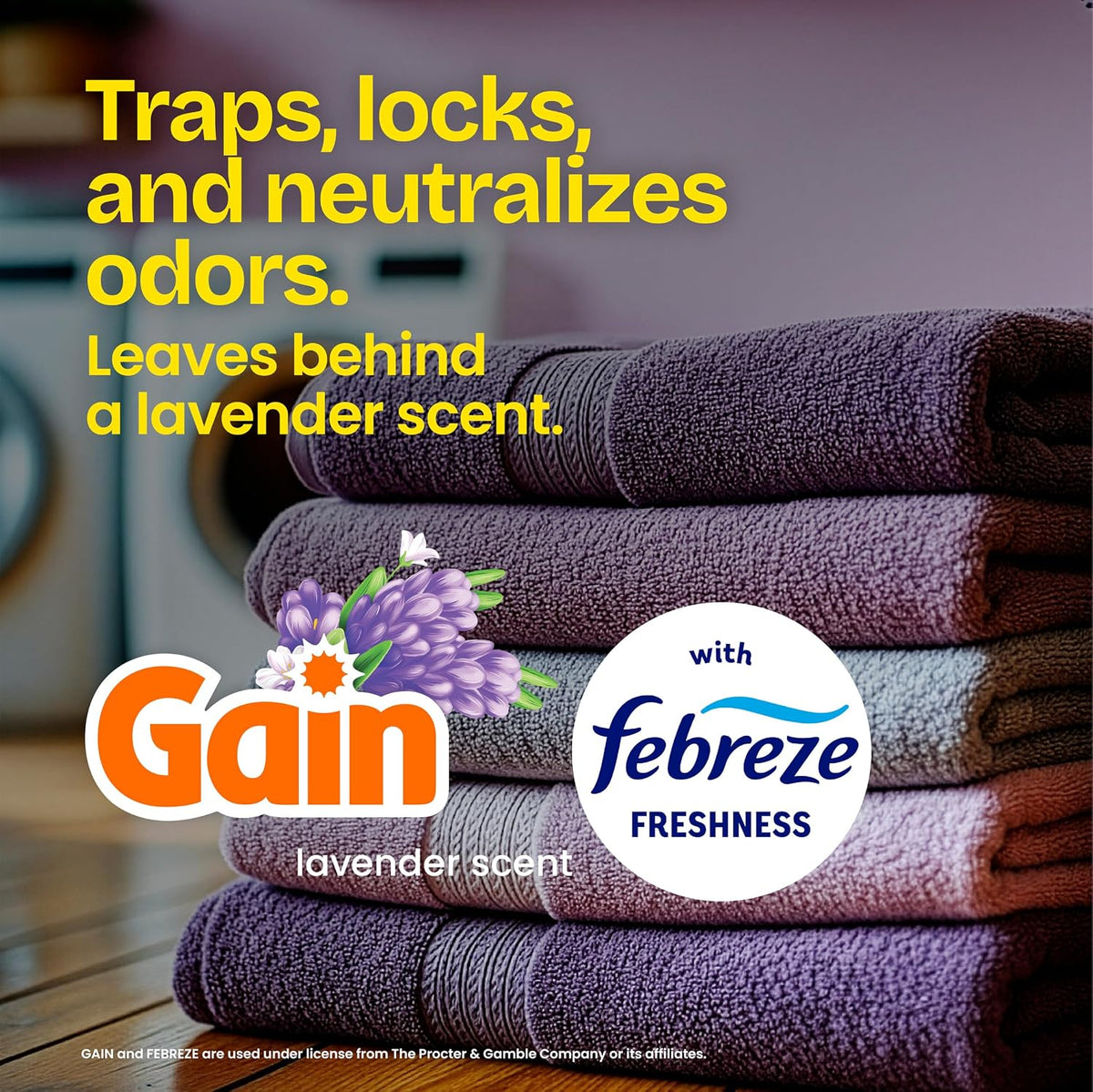 Gloria ForceFlex Tall Kitchen Trash Bags, 13 Gal, Lavender with Febreze, 110 Count